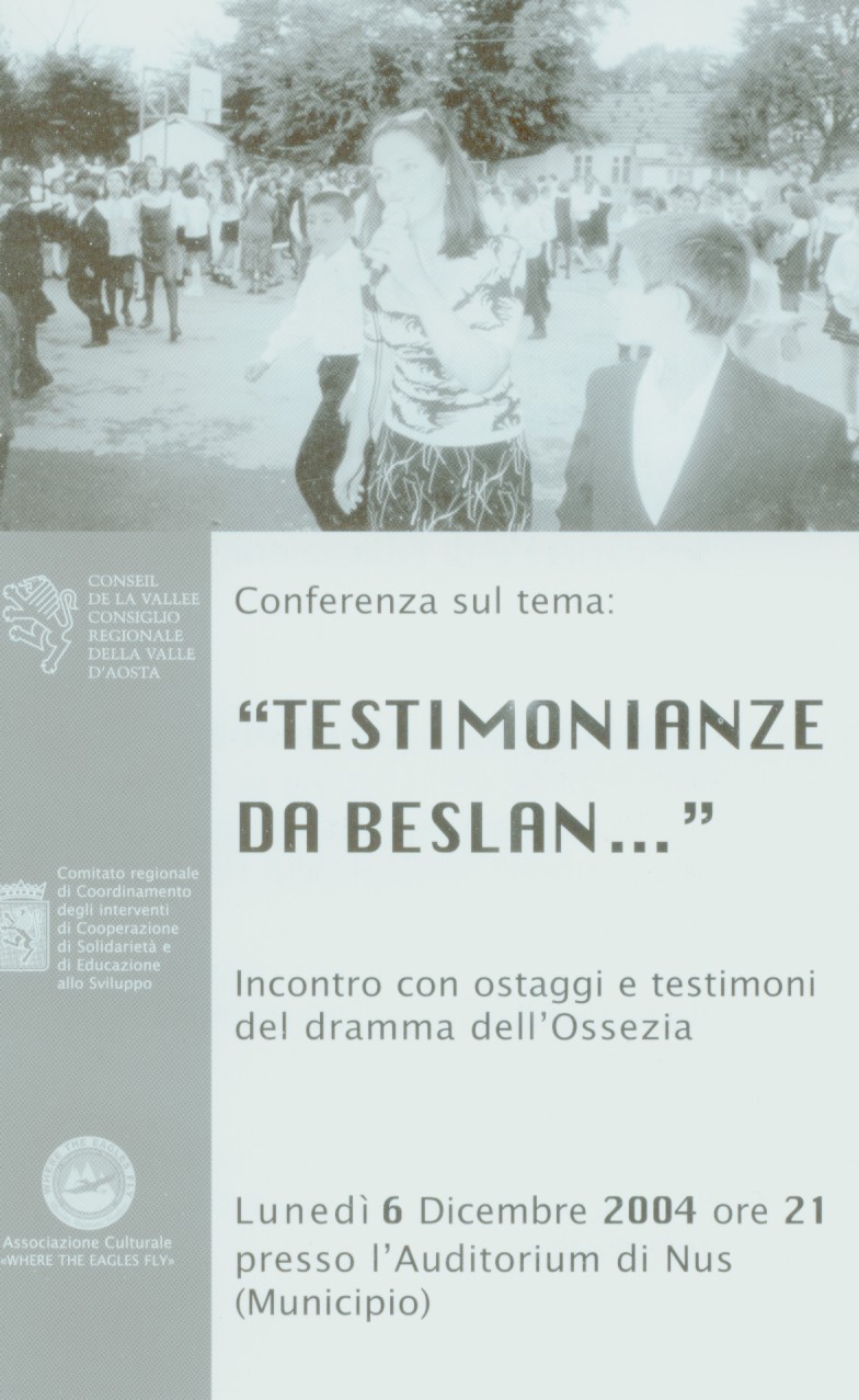 Conferenza sul tema Testimonianze da Beslan...