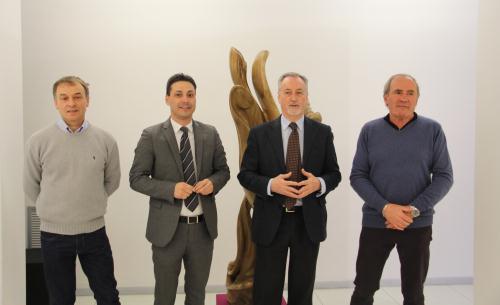 L'intervento del Presidente del Consiglio, Andrea Rosset, e dell'Assessore  alla sanità, salute e politiche sociali, Laurent Viérin