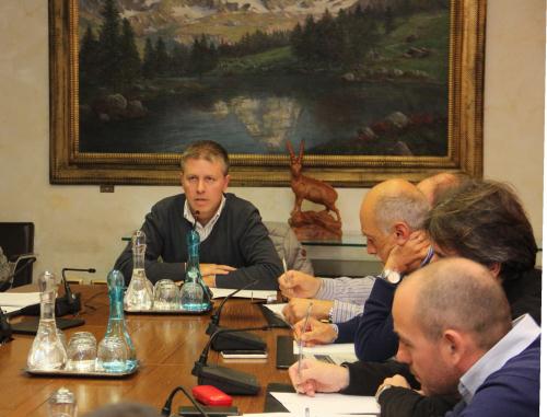 Fulvio Centoz, sindaco di Aosta