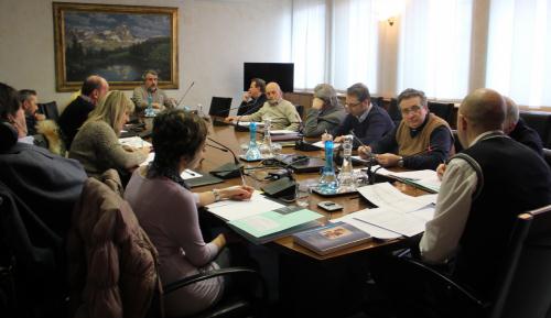 La riunione presieduta dal Consigliere Stefano Borrello