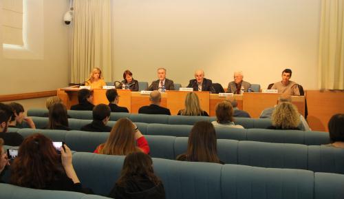La sala conferenze della Biblioteca regionale di Aosta