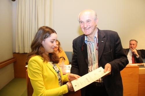 Sofia Cardia, primo premio (sezione studenti delle scuole medie)