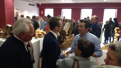 Un momento dell'inaugurazione