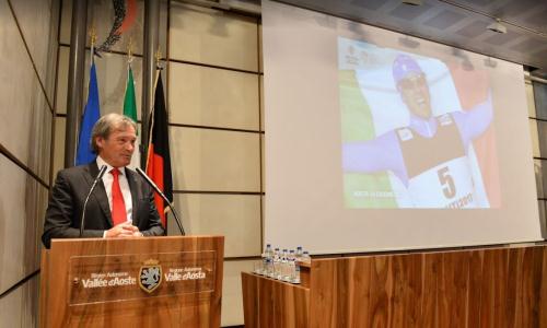 L'intervento del Presidente della Federazione Italiana Sport invernali, Flavio Roda