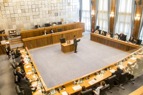 I lavori dell'aula