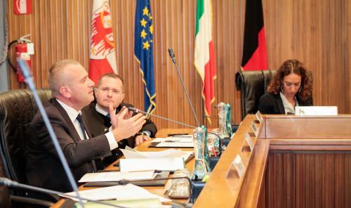L'intervento di Alessandro Urzì, Capogruppo del Consiglio provinciale di Bolzano
