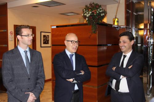 L'incontro con i Presidenti del Consiglio e della Regione