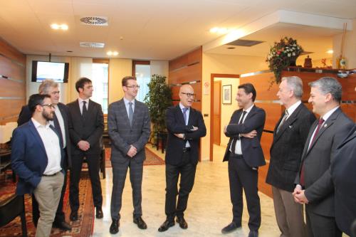 La visita al Consiglio