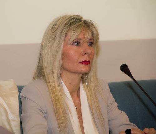 Saluti del Presidente del Co.Re.Com. Valle d'Aosta, Manuela Ghillino