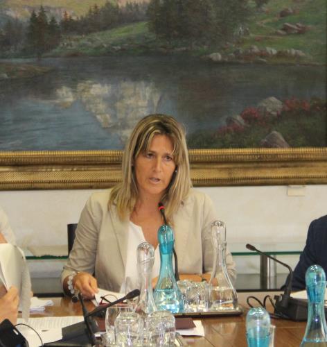 L'Assessore all'istruzione e cultura, Chantal Certan