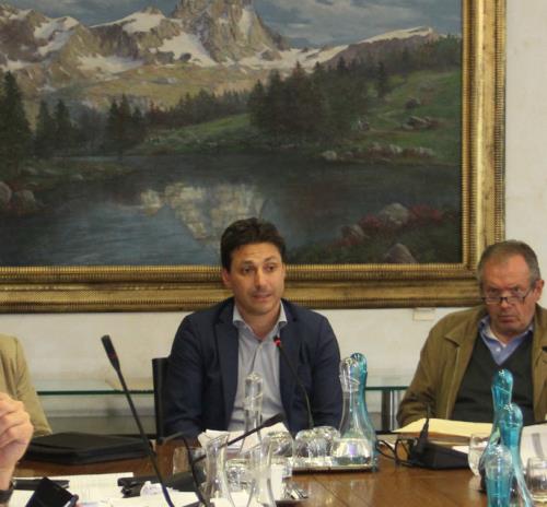 L'Assessore all'agricoltura e risorse naturali, Laurent Viérin