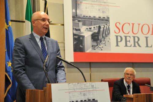 I saluti del Presidente della Regione, Pierluigi Marquis