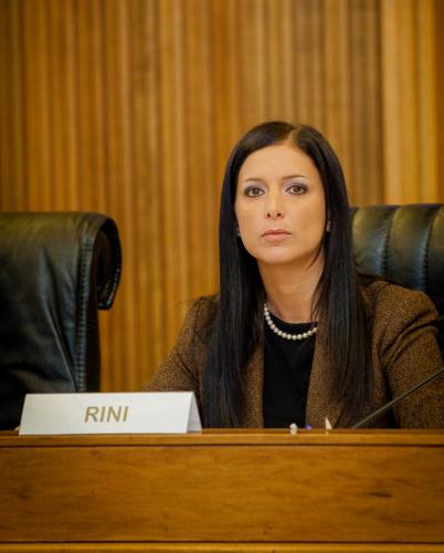 Il Presidente del Consiglio regionale Emily Rini