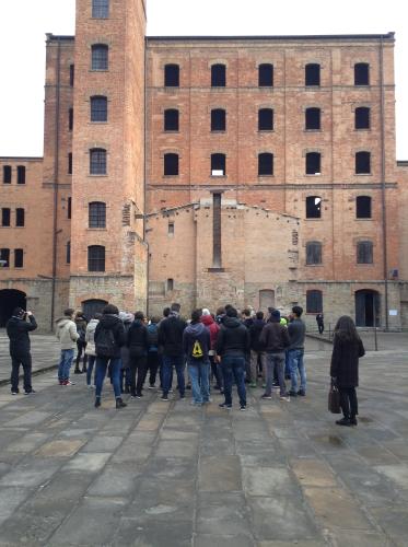 Davanti alla Risiera San Sabba, campo di sterminio italiano