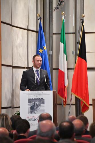 Il Consigliere del Comune di Aosta, Andrea Manfrin