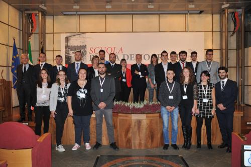 Foto di gruppo con i partecipanti valdostani