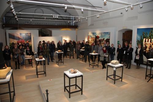 La sala e le opere