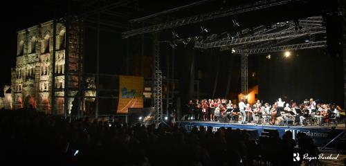 Il palco. Foto: Roger Berthod