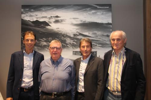 Les rapporteurs Luca Casali, Alberto Toscano, Jean Kouchner, François Stévenin