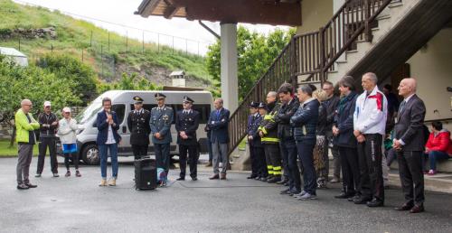Le autorità presenti alla cerimonia