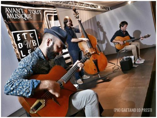 22/08/2018 - Trio "Accordi Disaccordi" con Alessandro Di Virgilio e Dario Berlucchi alle chitarre, Elia Lasorsa al contrabbasso.