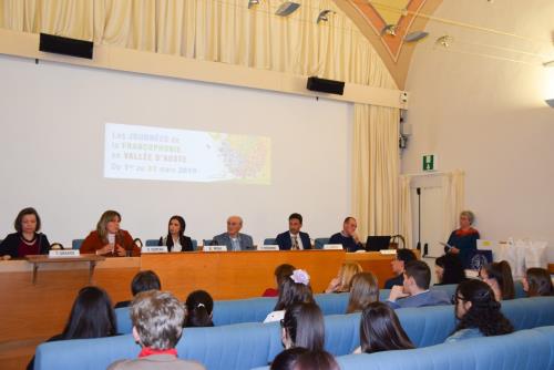 Evento organizzato nel quadro delle iniziative realizzate per le Journées de la Francophonie en Vallée d'Aoste 