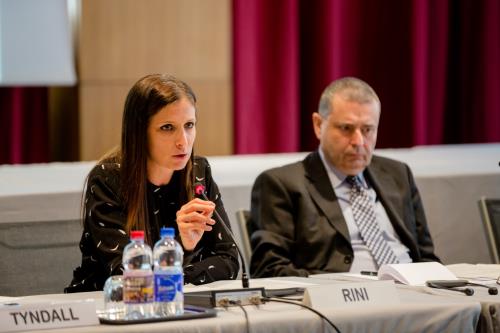Il Presidente del Consiglio regionale, Emily Rini e il difensore civico della Valle d'Aosta, Enrico Formento-Dojot