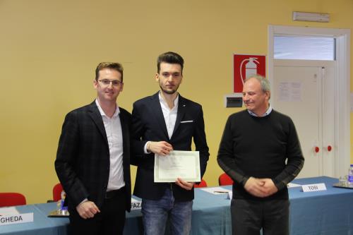 Consegna dell'attestato 