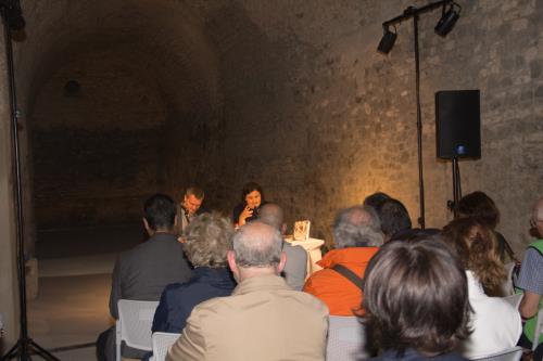 Il pubblico al Criptoportico forense di Aosta