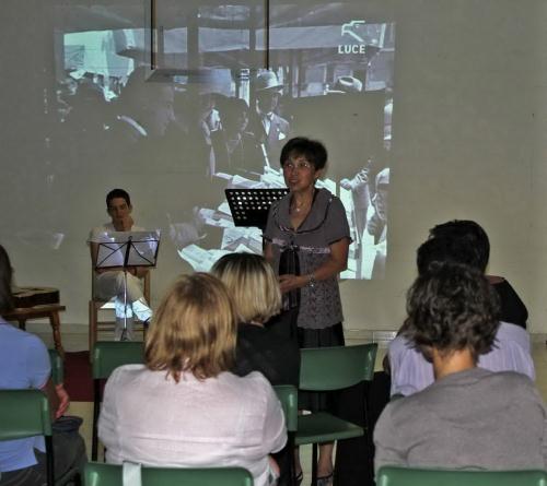 La Presidente della Consulta regionale per le pari opportunità, Luciana Blanc Perotto, introduce l'ultimo dei quattro incontri