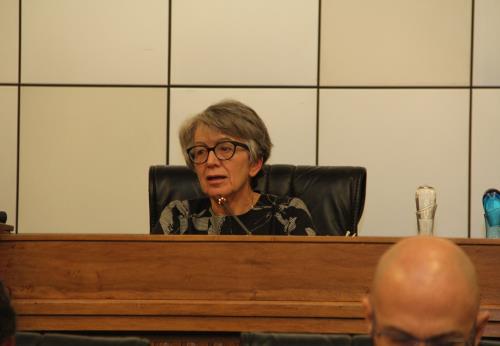 La Presidente del Comitato regionale per lUNICEF della Valle d'Aosta, Rita Balzi