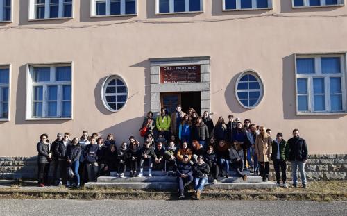 Visita al campo profughi di Padriciano