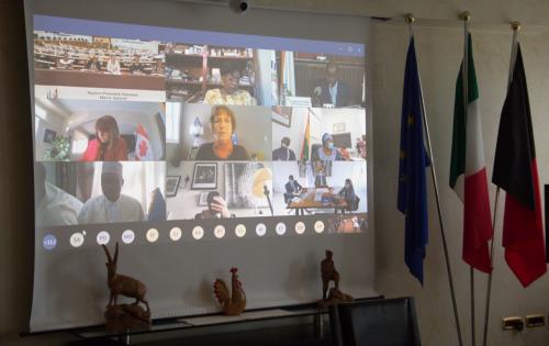 I partecipanti delle varie sezioni dell'Assemblea