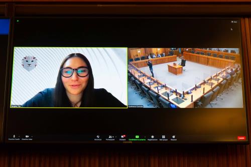 Margaux Truc, Presidente del Conseil des Jeunes Valdôtains (CJV)