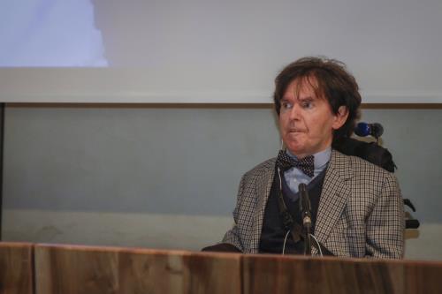 Il Presidente del Consiglio Valle, Alberto Bertin