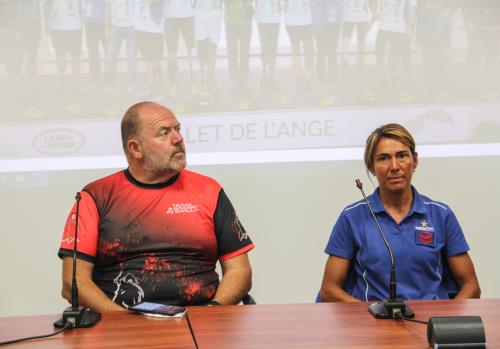 Latleta Desandré Francis e Gloriana Pellissier