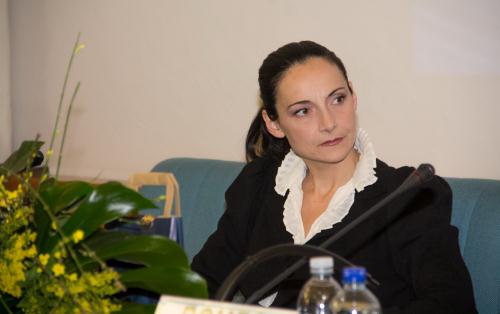 L'attrice Corinna Lo Castro 