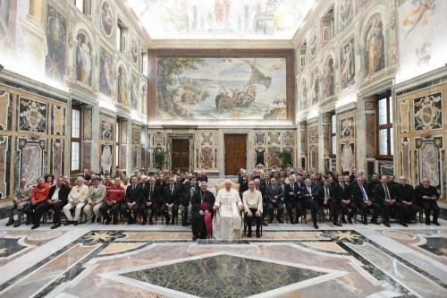 L'udienza privata di Papa Francesco