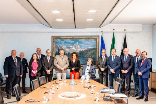 L'incontro con l'Ufficio di Presidenza e i Capigruppo