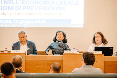 Roberto Sapia, Alberto Bertin e Silvia Nejrotti.