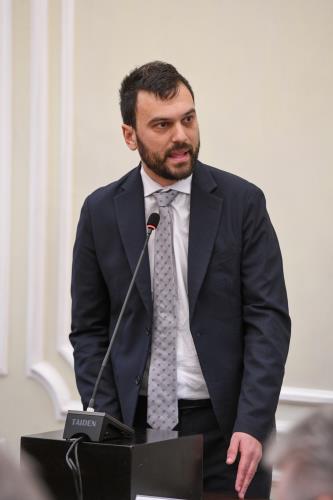 Le Chef du groupe Autonomisti di Centro, Marco Carrel