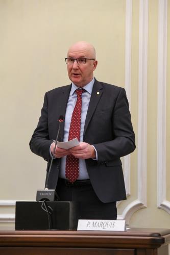 Le Chef du groupe Forza Italia, Pierluigi Marquis