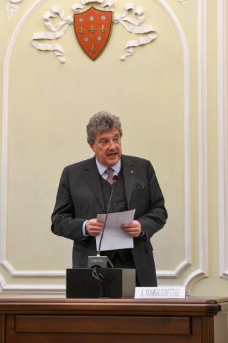 Le Chef du groupe Union Valôtaine, Aurelio Marguerettaz