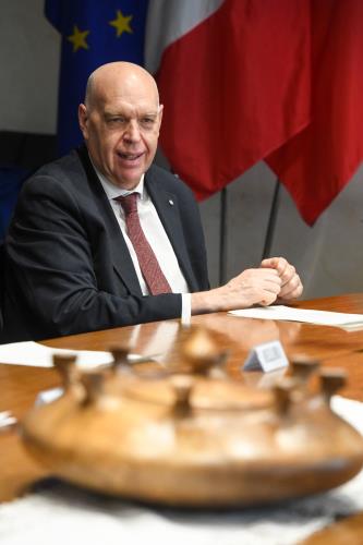 Il presidente del Consiglio regionale del Trentino-Alto Adige/Südtirol, Roberto Paccher, ospite d�onore di quest�anno