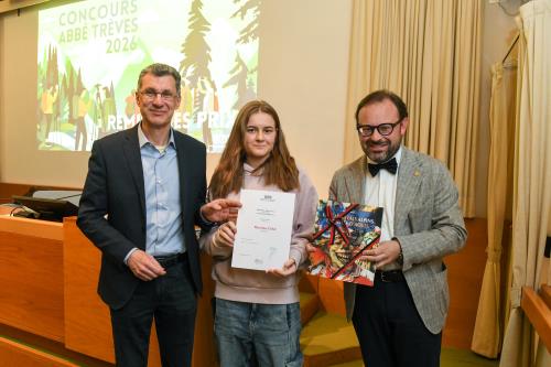 Une attestation de participation a été remise à Martina Cuaz (3ème place)