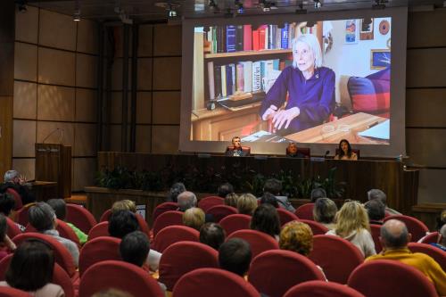 L'intervention vidéo de Silvana Presa