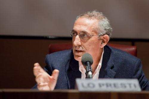 Il giornalista Gaetano Lo Presti, biografo dell'artista