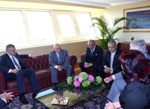 L'incontro tra la delegazione valdostana e i colleghi calabresi
