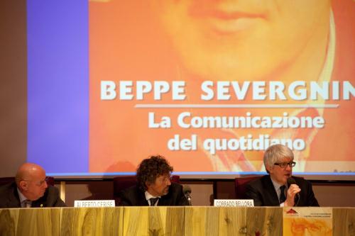 Beppe Severgnini durante uno dei suoi interventi
