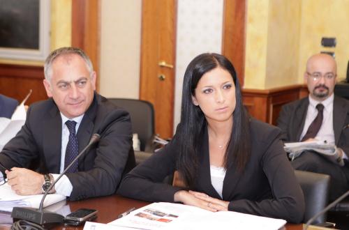 Il Presidente Rini durante l'incontro